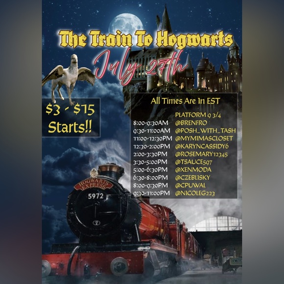 Dresses & Skirts - 🚂 JULY 27th! TRAIN TO HOGWARTS 🚂 LIKE ❤️ This Listing To Be Notified!!